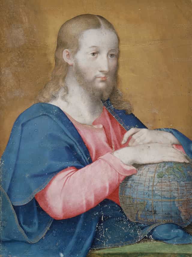 Larawan ni Kristo - Mga Catholic stock image - Larawan ni Restored Christian Art
