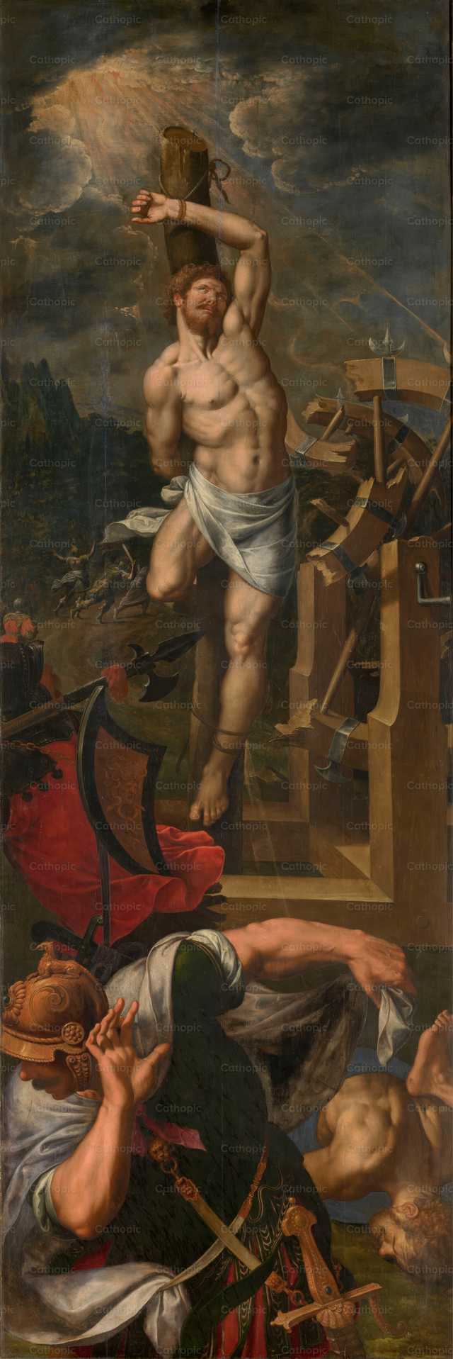 Szent György kínzása - Katolikus stockképek - Fotó: Restored Christian Art