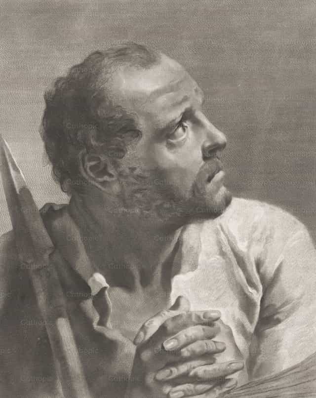 Heilige Thomas - Katholieke stockfoto's - Foto door Restored Christian Art