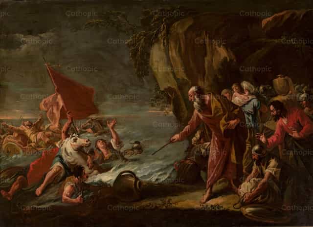 Pagtawid sa Dagat na Pula - Mga Catholic stock image - Larawan ni Restored Christian Art