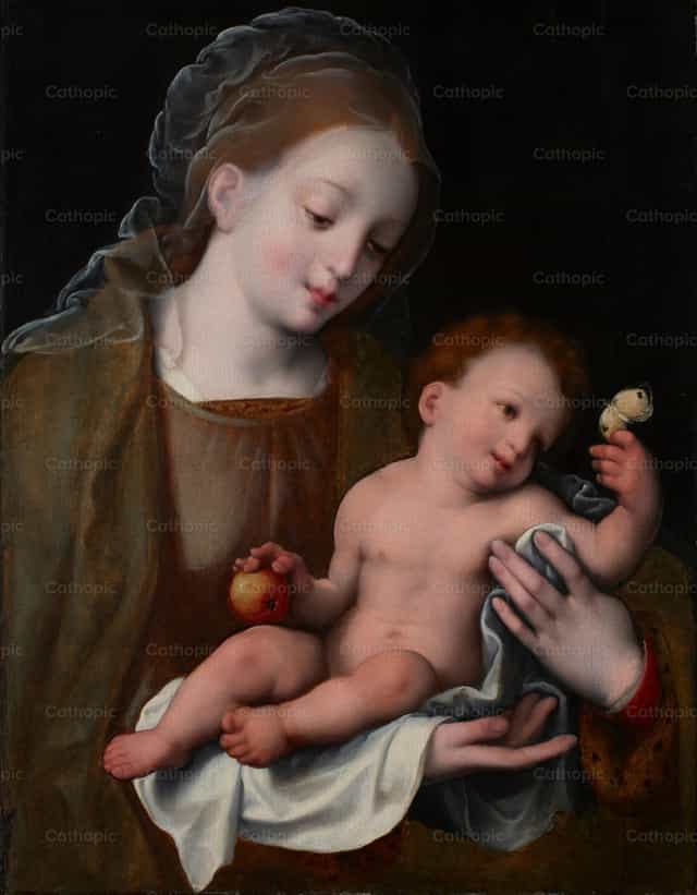 聖母與聖嬰 - 天主教图库图片 - 摄影： Restored Christian Art