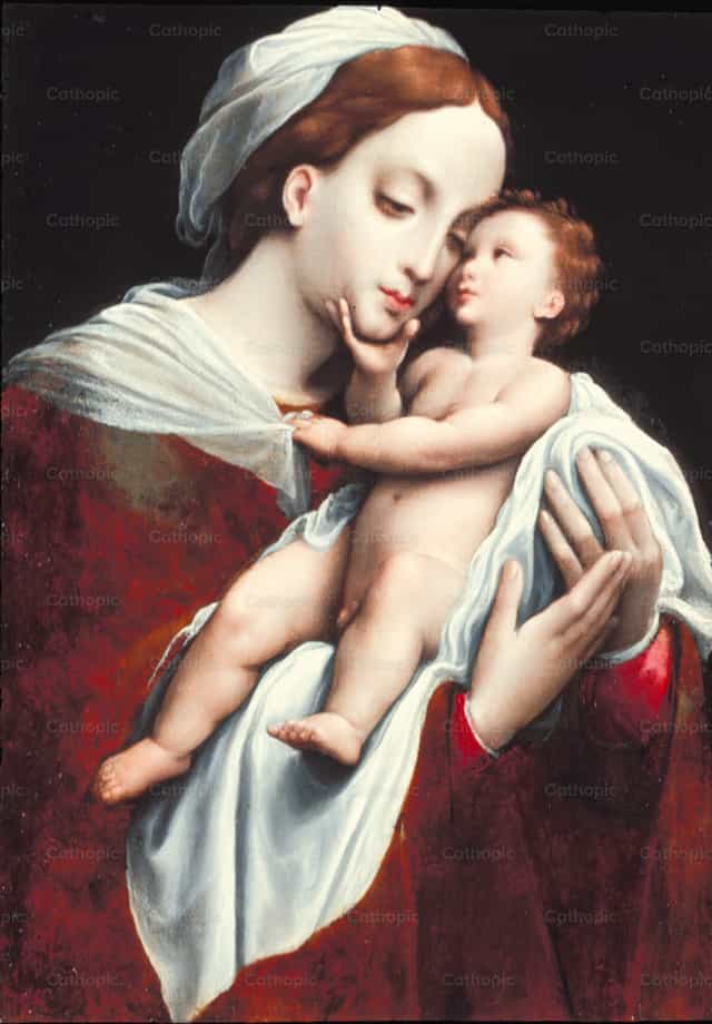 聖母與聖嬰 - 天主教图库图片 - 摄影： Restored Christian Art