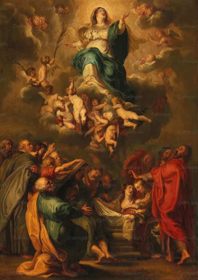 L’Assomption de la Vierge - Images catholiques de stock - Photo de Restored Christian Art