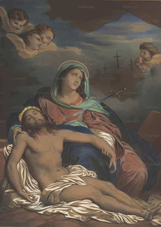 Fájdalmas Anya - Katolikus stockképek - Fotó: Restored Christian Art
