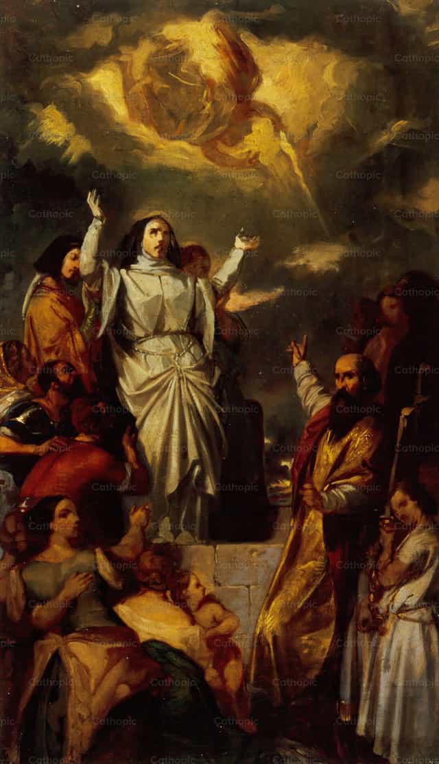 Szent Genovéva apoteózisa - Katolikus stockképek - Fotó: Restored Christian Art