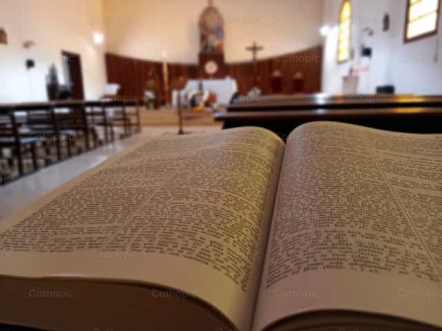 Biblia abierta - Banco de imágenes católicas