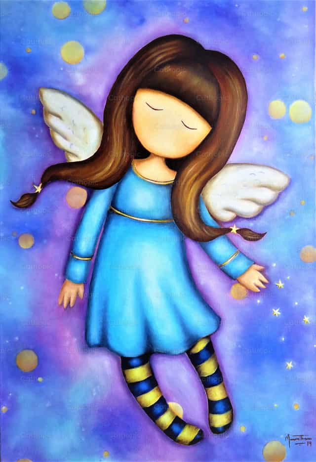 Angel celestial - Banco de imágenes católicas