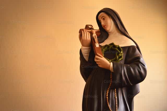 Sainte Rita de Cascia - Images catholiques de stock
