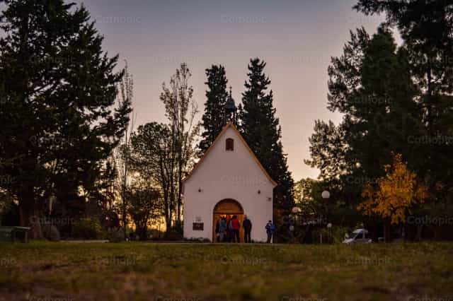 Schoenstatt-heiligdom Mendoza - Katholieke stockfoto's