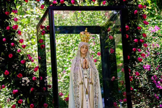 Our Lady of Fatima - Mga Catholic stock image