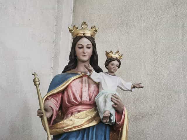 Maria, Hilfe der Christen - Katholische Stockfotos