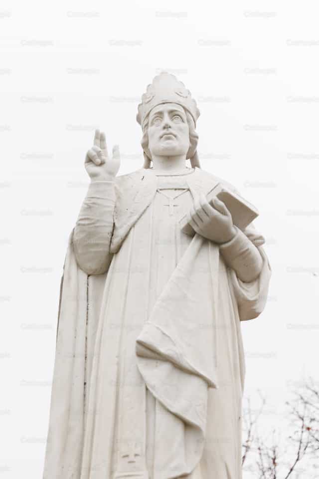 San Gerald - Mga Catholic stock image