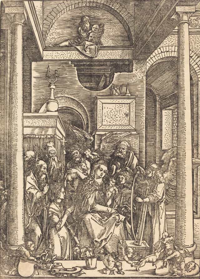 Glorificación de la Virgen - Banco de imágenes católicas
