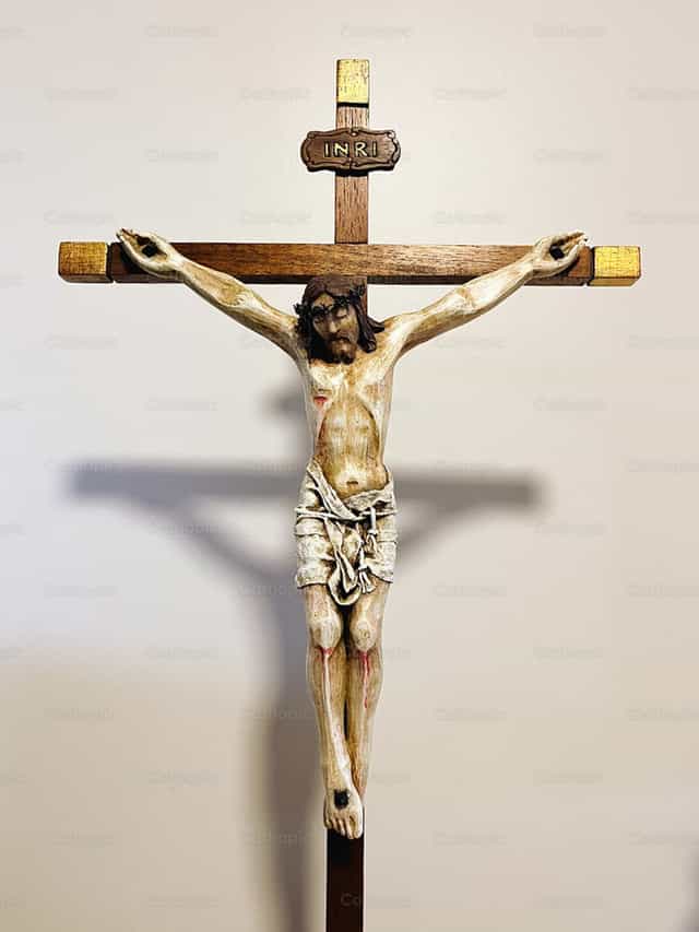Gesù crocifisso - Immagini stock cattoliche
