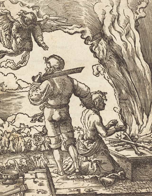 Sacrificio de Abraham - Banco de imágenes católicas