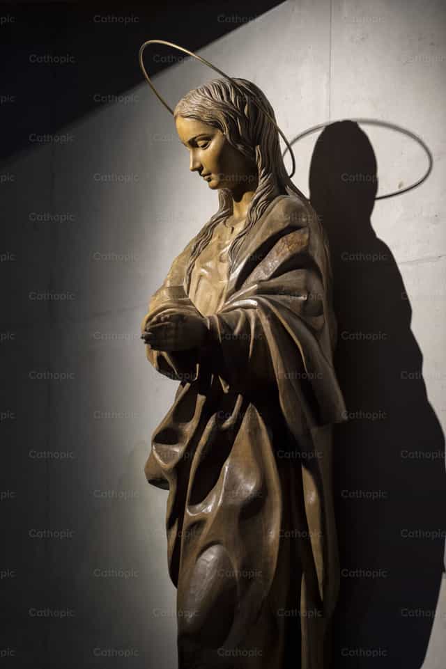 Imagem da Virgem Maria - Imagens católicas de stock