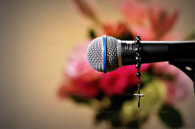 We sing Your Faithfulness - Catholic stock images