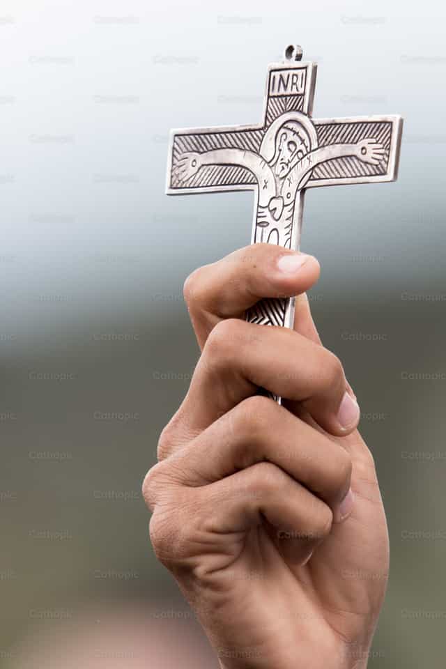 Cross of the Neocatechumenal Way - Catholic stock images