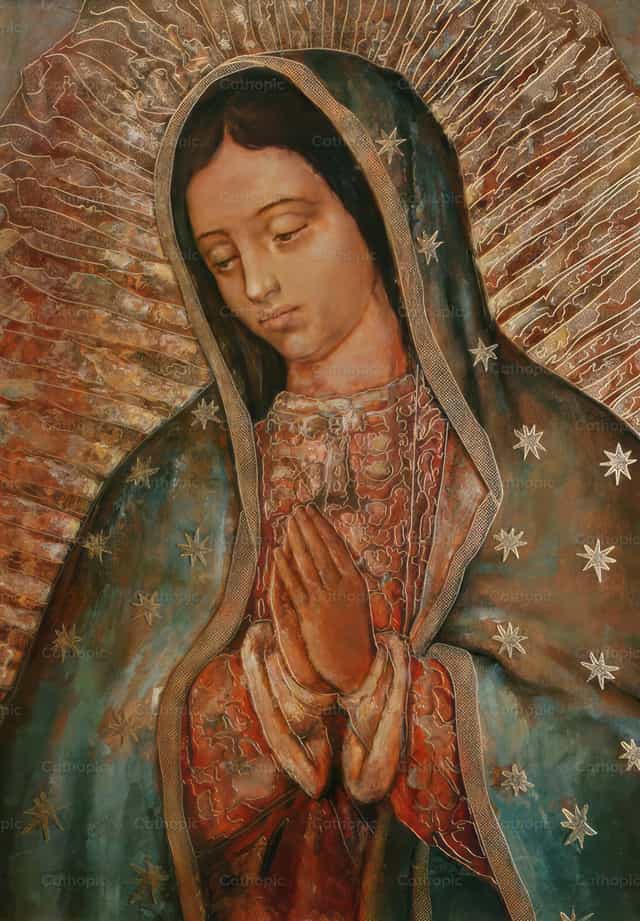 Onze-Lieve-Vrouw van Guadalupe - Katholieke stockfoto's - Foto door jesus