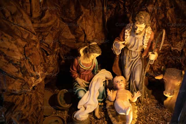 Nativity scene - Catholic stock images