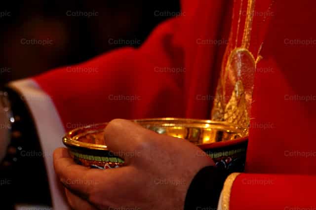 Holy bread - Catholic stock images