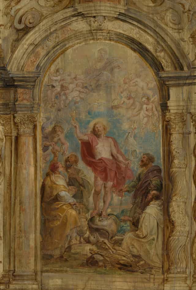 De verheerlijking van de Eucharistie - Katholieke stockfoto's