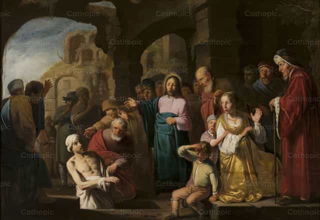 Résurrection de Lazare - Images catholiques de stock