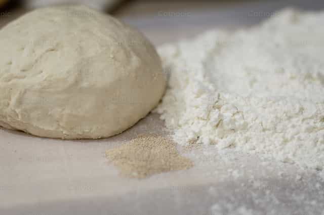 Elementos para o pão - Imagens católicas de stock