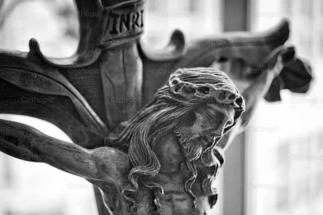 Hesus sa krus - Mga Catholic stock image