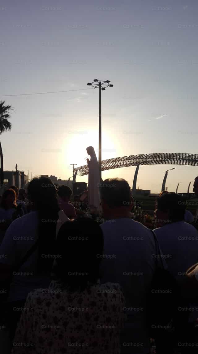 Maria, Estrela da Manhã - Imagens católicas de stock