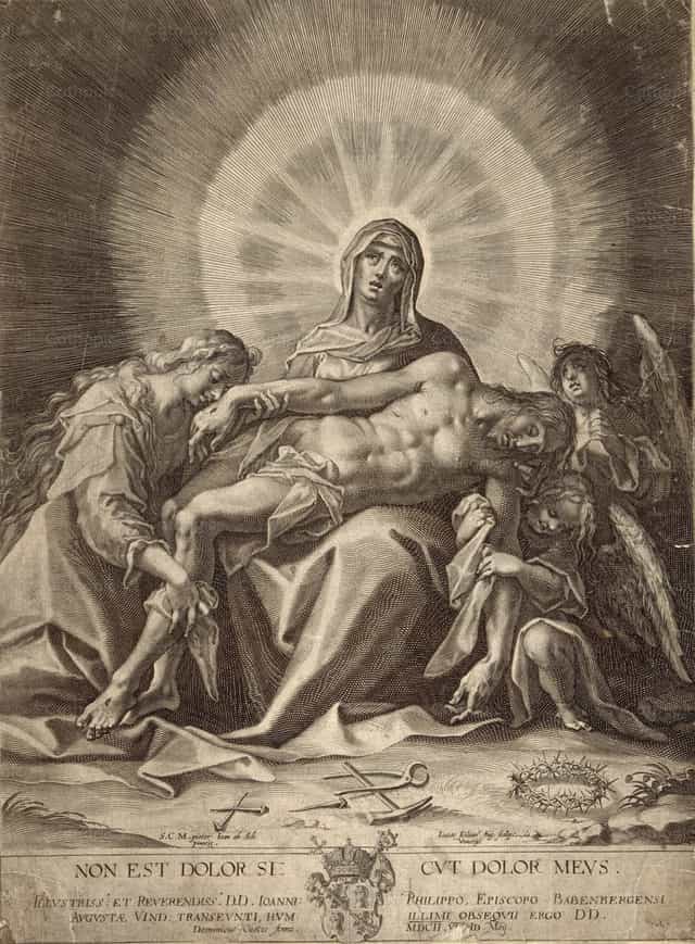 Dolor por la muerte de Cristo - Banco de imágenes católicas