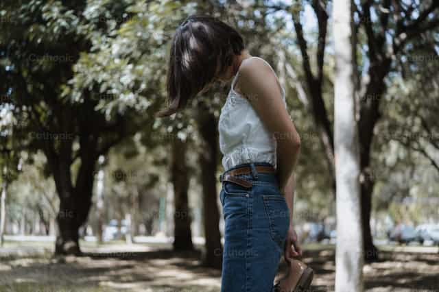 Mujer joven - Banco de imágenes católicas