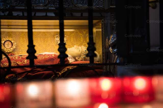 Imagem do Santo Papa - Imagens católicas de stock