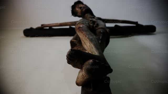 Cristo sulla croce - Immagini stock cattoliche