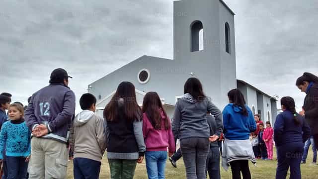 Communauté - Images catholiques de stock