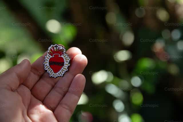 Pin del Sagrado Corazón de Jesús - Banco de imágenes católicas