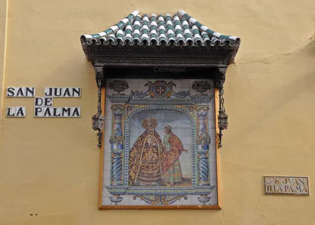 San Juan de la Palma y la Virgen - Banco de imágenes católicas - Fotografía por pizarroemilio