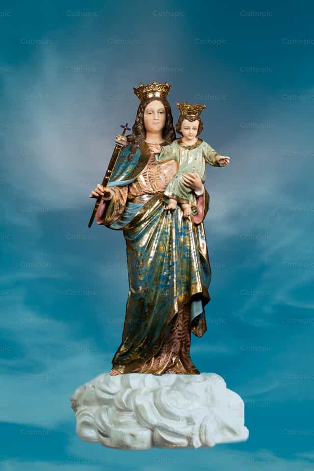 Maria, Auxiliadora dos Cristãos - Imagens católicas de stock