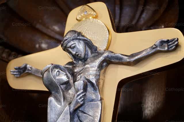 Croix d’unité - Images catholiques de stock