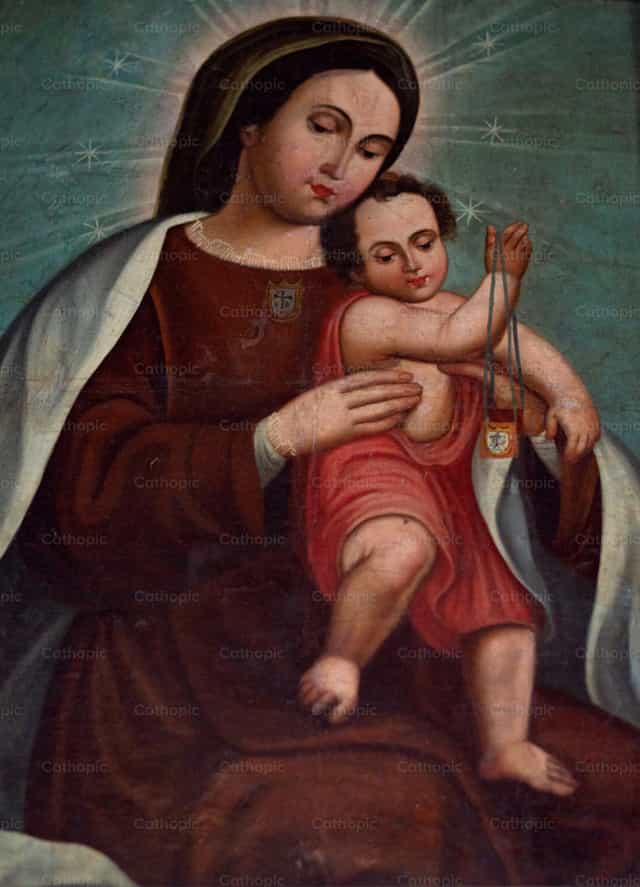 Birhen ng Carmen - Mga Catholic stock image - Larawan ni Carolina BR