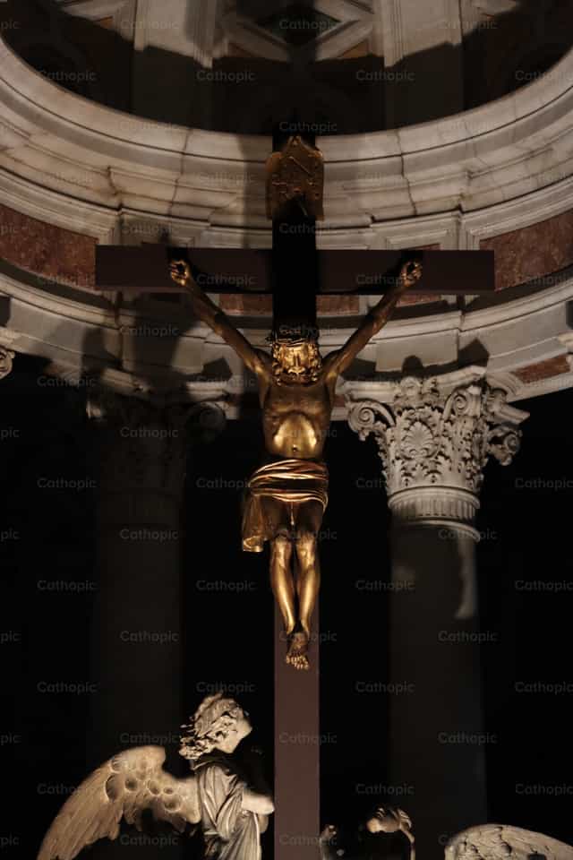 jesus de oro - Banco de imágenes católicas - Fotografía por Saul Ibarra