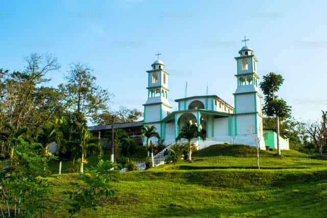 La capilla de la Iglesia Catolica en Helio Garcia - Banco de imágenes católicas