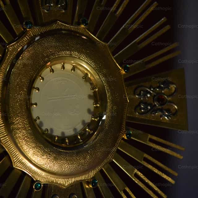 Jésus, sacrement - Images catholiques de stock