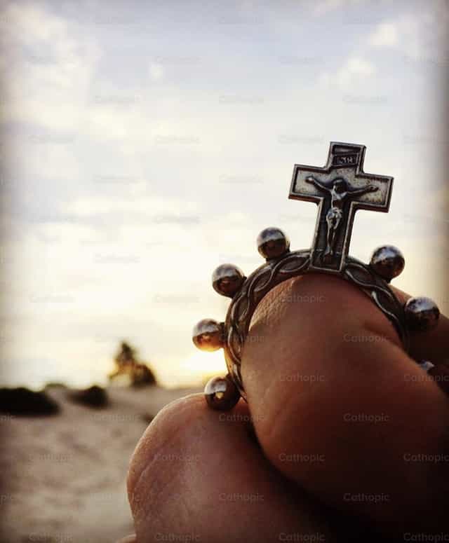 Bague au denier - Images catholiques de stock