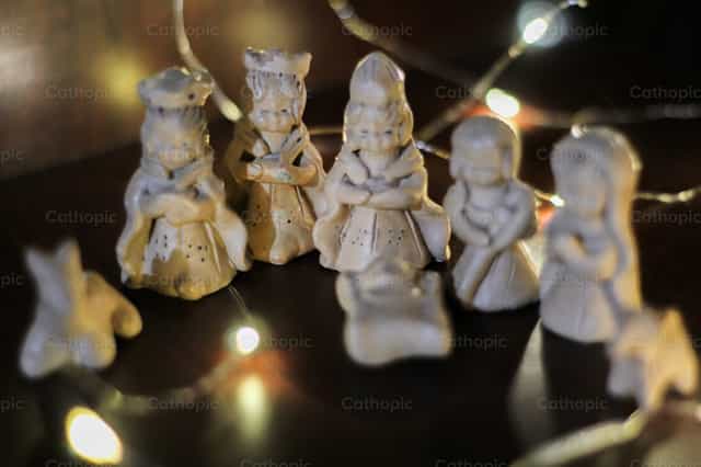 Gold, frankincense and myrrh - Catholic stock images