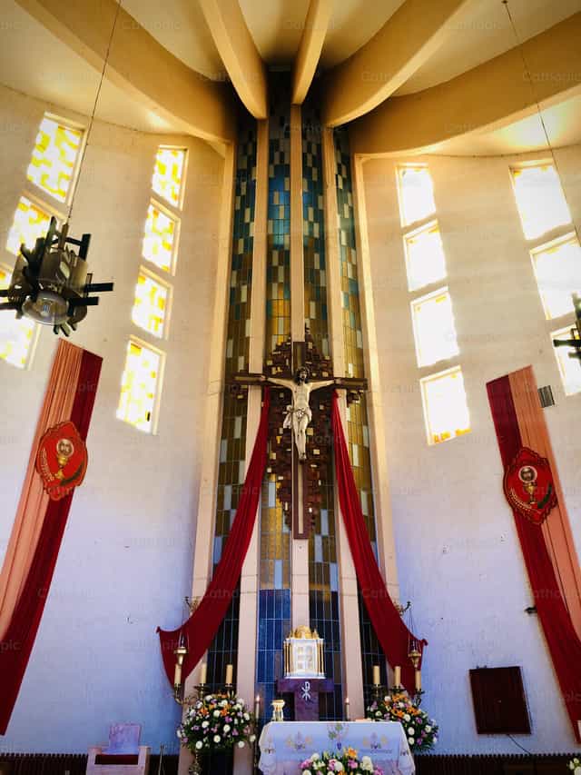 Cristo na cruz - Imagens católicas de stock