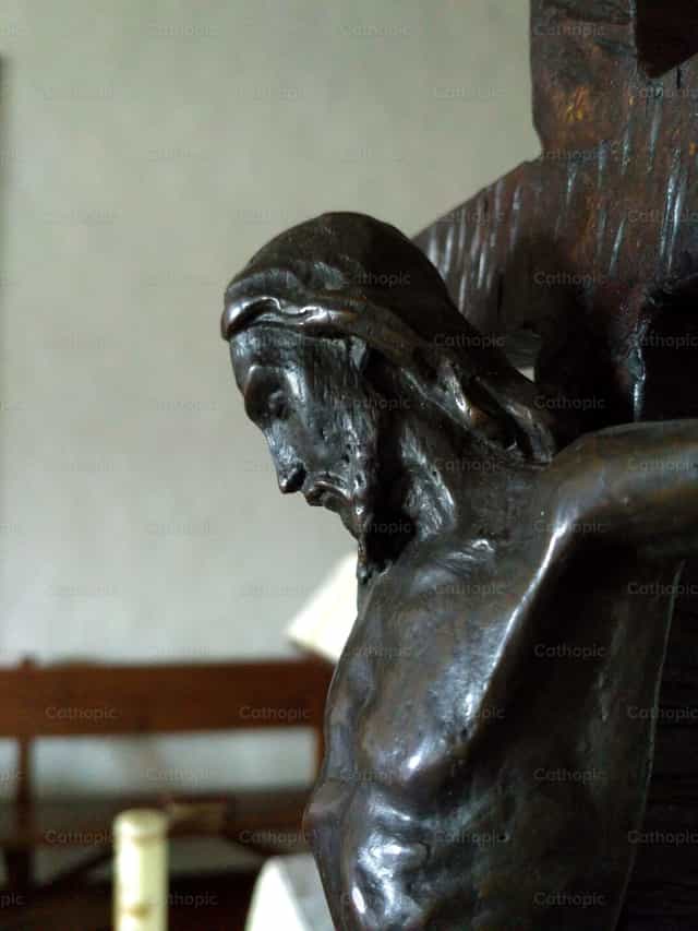 Oo, Namatay Siya Para sa Akin - Mga Catholic stock image