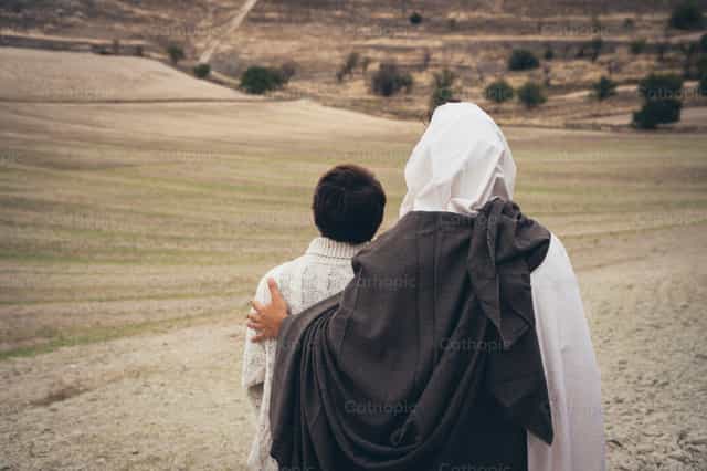 Jesús camina conmigo - Banco de imágenes católicas - Fotografía por Almures Studio