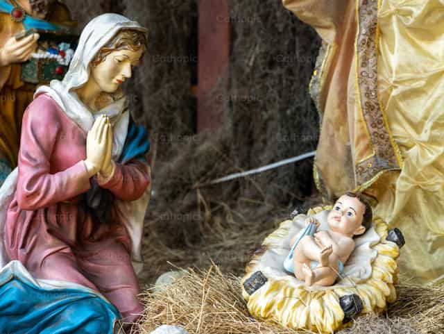 Maria e il Bambino - Immagini stock cattoliche