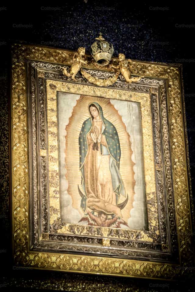 Cuadro de Santa Madre de Guadalupe - Banco de imágenes católicas
